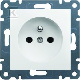 Gniazdo 2P+E, 230V/16A, biały LUMINA