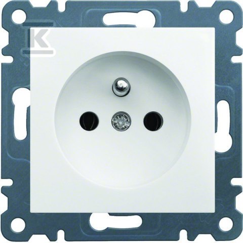 Gniazdo 2P+E, 230V/16A, biały LUMINA