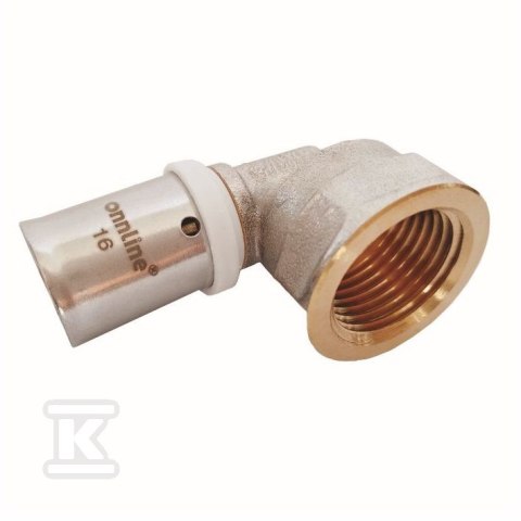 Kolano 90st zaprasowywane GW 20mm x 1/2 ONNLINE