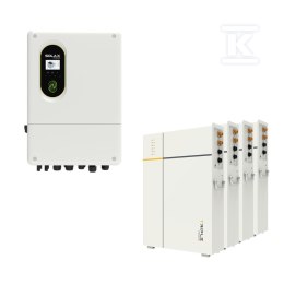 Zestaw SolaX - falownik hybrydowy 10 kW + magazyn energii 21,2 kWh (bez paneli PV)