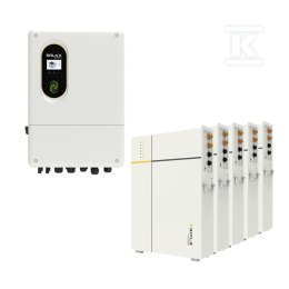 Zestaw SolaX - falownik hybrydowy 20 kW + magazyn energii 26,5 kWh (bez paneli PV)