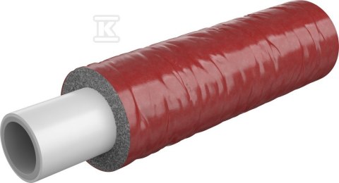 Rura KAN-therm PERT AL w czerwonej izolacji 6 mm ultraPRESS - 16x2.0 zwój 100 m