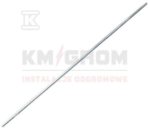 Uziom - Pręt uziomowy stożek Morse'a 1,5m 16mm2 OC KM120, w zestawie 4szt., złącze uziomowe OC, skrzynka gruntowo-pomiarowa mała