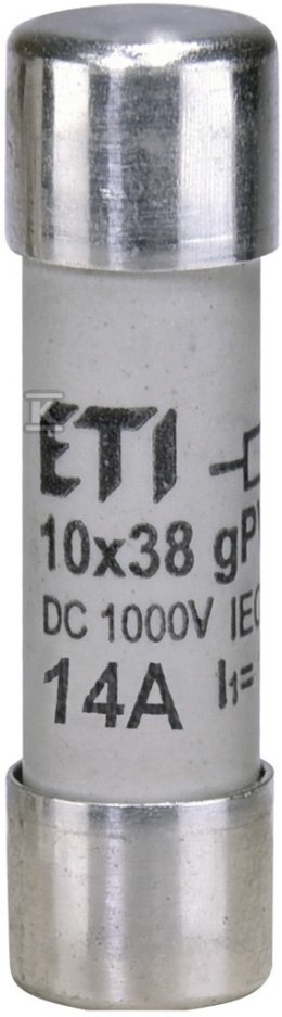 Wkładka cylindryczna PV topikowa CH10x38 gPV 14A/1000V DC 002625079 ETI
