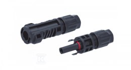 Złącze PV Wtyk PV4-S dla przekroju 4/6 mm2, o średnicy przewodu 5,5-7,8 mm