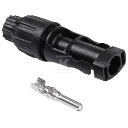 Złącze fotowoltaiczne MC4 męskie na przewód 2,5-6mm2, IP68, 1500VDC TUV